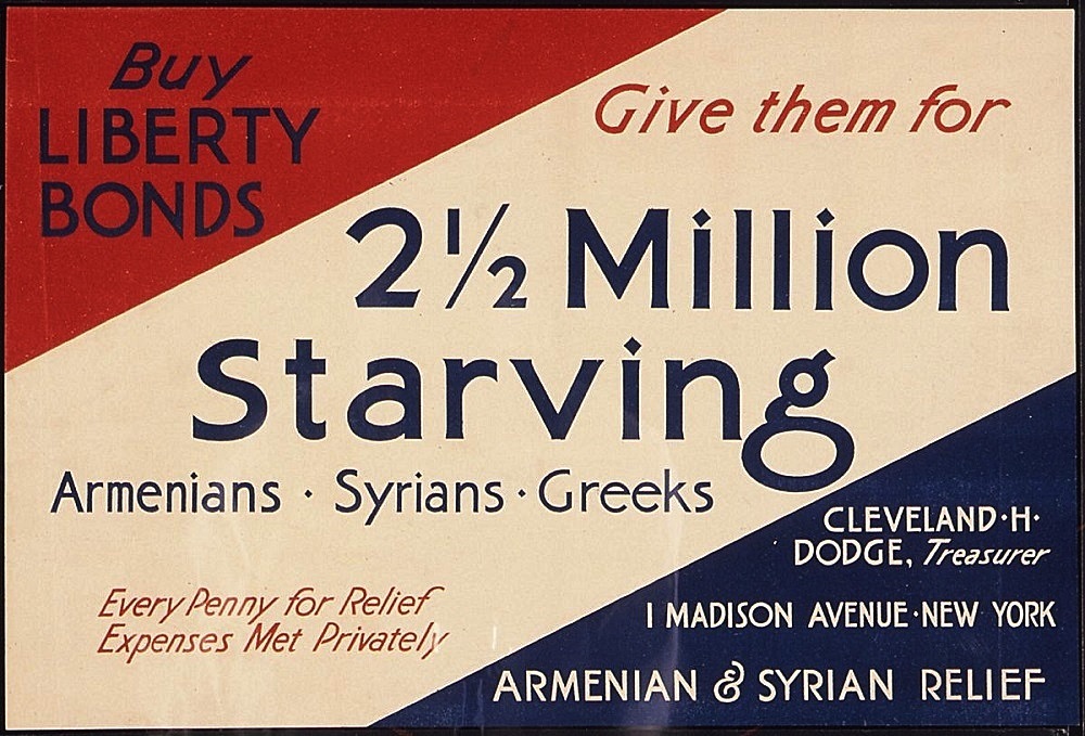 Armenian and Syrian Relief poster 